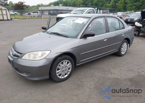 2005 Honda Civic Lx from USA, damaged, VIN 2HGES15515H526815